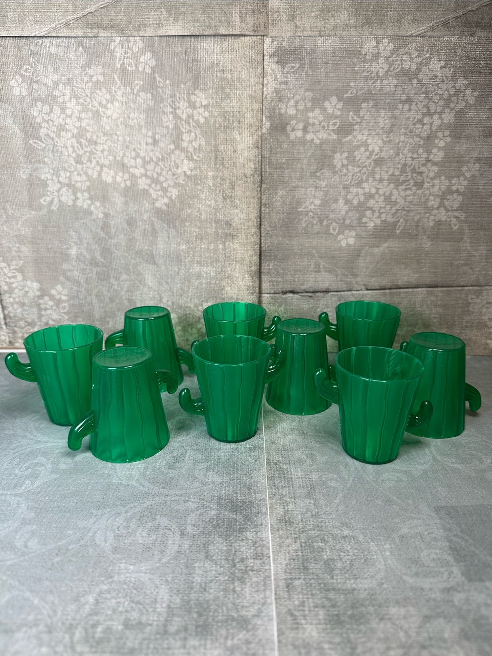 Set of 9 Cactus Shot Glasses